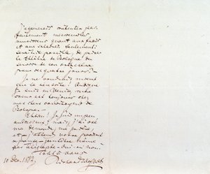 Carta manuscrita de Richard Wagner a Luigi Mancinelli, 10 de diciembre de Richard Wagner