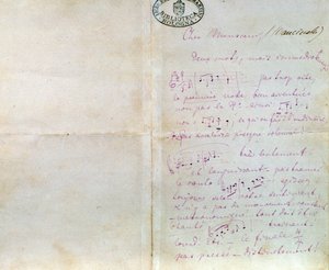 Carta manuscrita de Richard Wagner a Luigi Mancinelli, 10 de diciembre de Richard Wagner