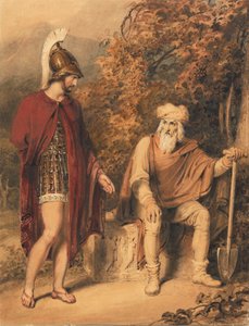 Alcibíades y Timón de Richard Westall