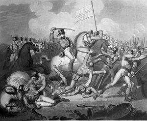Carga de caballería contra la infantería francesa, Batalla de Salamanca, 22 de julio de 1812, 1819 de Richard Westall