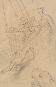 Jonás arrojado al mar (Jonás 1:15)
