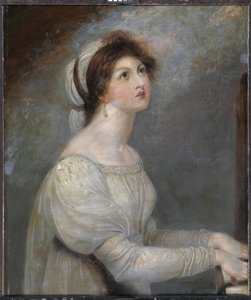 Lady Hamilton como Santa Cecilia de Richard Westall