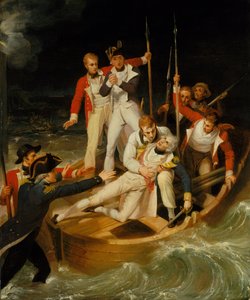 Nelson herido en Tenerife, 24 de julio de 1797 de Richard Westall
