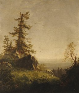 Mañana en la montaña, 1856 de Richard William Hubbard