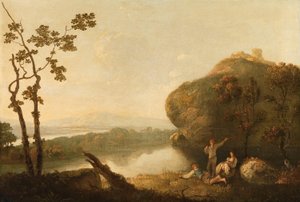 Una vista cerca de Roma de Richard Wilson