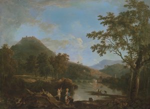Dinas Bran desde Llangollen de Richard Wilson