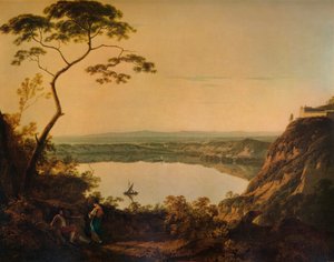 Lago de Nemi, c1761 de Richard Wilson