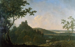 Castillo de Okehampton, 1771-1774 de Richard Wilson