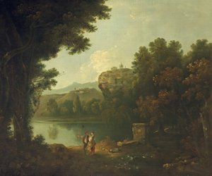En el Tíber, cerca de Roma (óleo sobre lienzo)