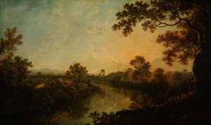 El río Dee, cerca de Eaton Hall, c.1759-60 de Richard Wilson