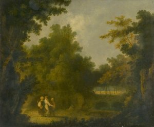 El jardín de la villa Madama, Roma de Richard Wilson