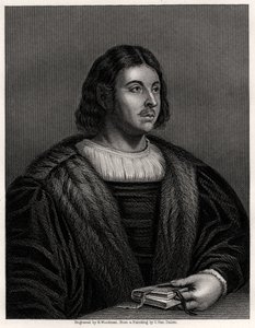 Giovanni Boccaccio, autor y poeta italiano, siglo XIX