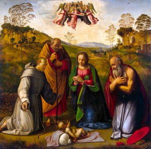 La Virgen con el Niño y los santos Francisco y Jerónimo, 1510s