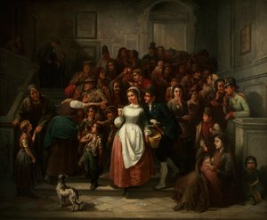 Después del sorteo de la lotería, 1859 de Ritter von Malheim Friedländer Friedrich