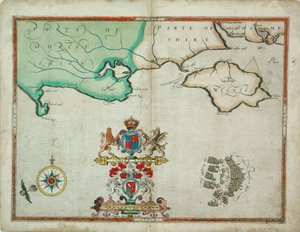 La batalla frente a la Isla de Wight el 4 de agosto de Robert (after) Adams