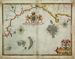 La batalla frente a la Isla de Wight el 4 de agosto de Robert (after) Adams