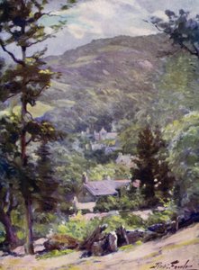 Vista distante de Bettws-y-Coed