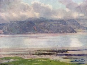 Cerca del estrecho de Menai de Robert (after) Fowler