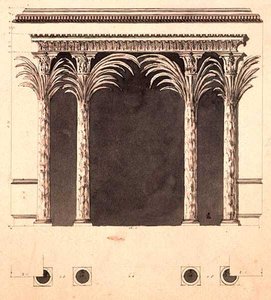 Diseño para un Alcovado de Robert Adam