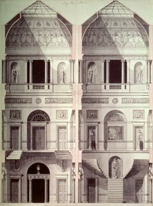 Portman Square, Home House, por Robert Adam (1728-92)