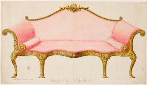 Sofá para Sir Lawrence Dundas de Robert Adam