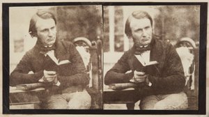 Retrato estereográfico del Dr. John Adamson de Robert Adamson