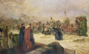 La Bienvenida de Inglaterra a Enrique V de Robert Alexander Hillingford