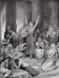 La ceremonia Rajput de Jauhar (Holocausto) de Robert Ambrose Dudley