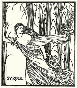 Ilustración para Poemas de John Keats (litografía) de Robert Anning Bell