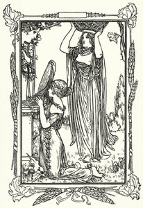 Ilustración para Poemas de John Keats de Robert Anning Bell