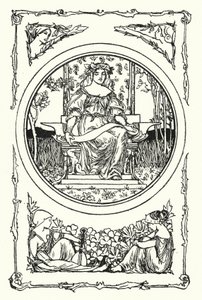 Ilustración para Poems by John Keats de Robert Anning Bell