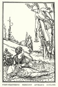 Ilustración para Poemas de John Keats: Endimión de Robert Anning Bell