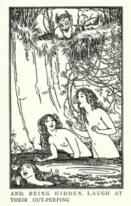 Ilustración para Poemas de John Keats: Endimión de Robert Anning Bell