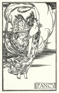 Ilustración para Poemas de John Keats: Fantasía (litografía) de Robert Anning Bell