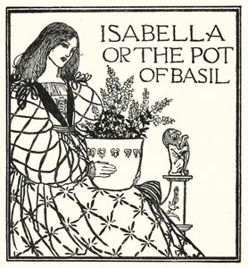 Ilustración para Poemas de John Keats: Isabel o La Maceta de Albahaca