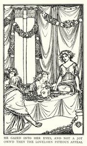 Ilustración para Poemas de John Keats: Lamia de Robert Anning Bell