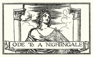 Ilustración para Poemas de John Keats: Oda a un Ruiseñor (litografía)