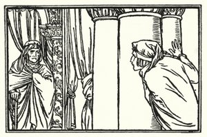 Ilustración para Poemas de John Keats: La víspera de Santa Inés de Robert Anning Bell