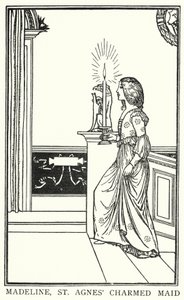 Ilustración para Poemas de John Keats: La Víspera de Santa Inés de Robert Anning Bell