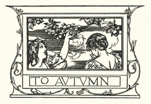 Ilustración para Poemas de John Keats: Al Otoño