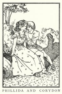 Phillida y Corydon de Robert Anning Bell