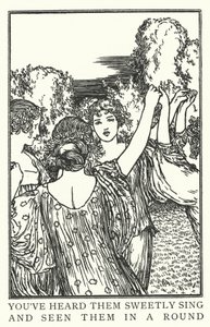 Los has oído cantar dulcemente y los has visto en ronda de Robert Anning Bell