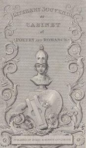 Tarjeta Comercial para Souvenir Literario, siglo XIX de Robert Baker
