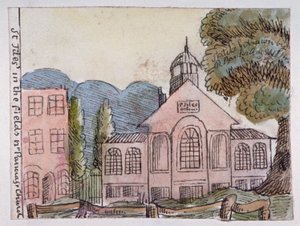 Iglesia de San Giles en los Campos, St Pancras, Londres, 1814 de Robert Banks