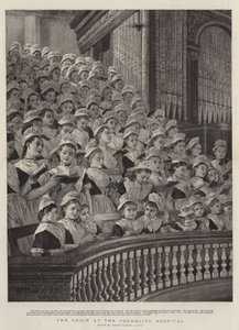 El coro en el Hospital Foundling