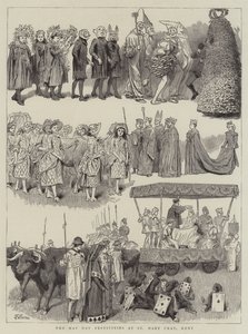 Las Festividades del Primero de Mayo en St Mary Cray, Kent de Robert Barnes