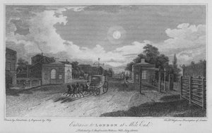 Entrada a Londres en Mile End
