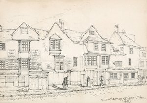 Fenchurch Street, Londres, 1817 de Robert Blemell Schnebbelie