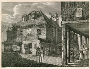 Mercado de Hungerford, cerca de York Buildings, The Strand, Londres de Robert Blemell Schnebbelie