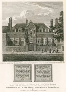 Escuelas fundadas por el reverendo Ralph Davenant, rector de la parroquia de St Mary, Whitechapel de Robert Blemell Schnebbelie